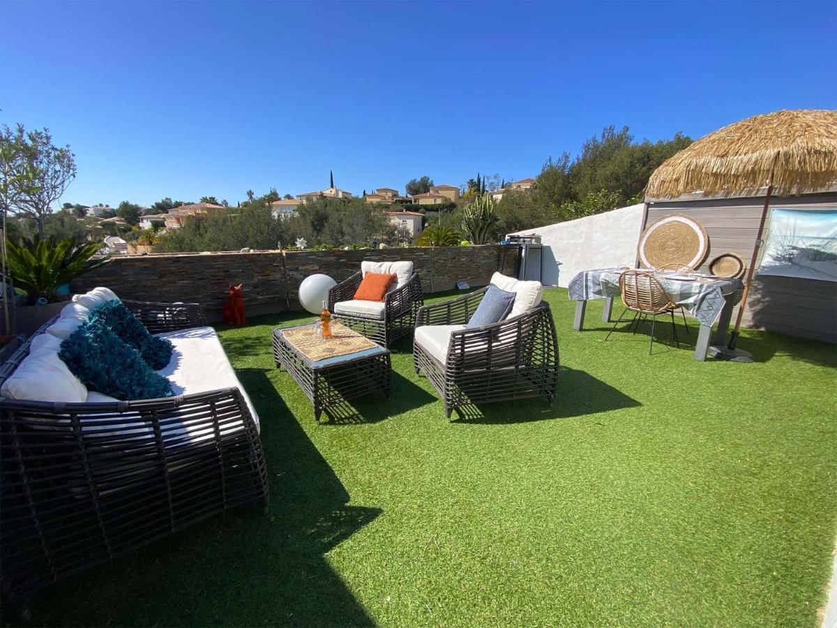 Vuemer Bandol - Grande Terrasse De 45M2 Vue Mer Piscine Parking 외부 사진