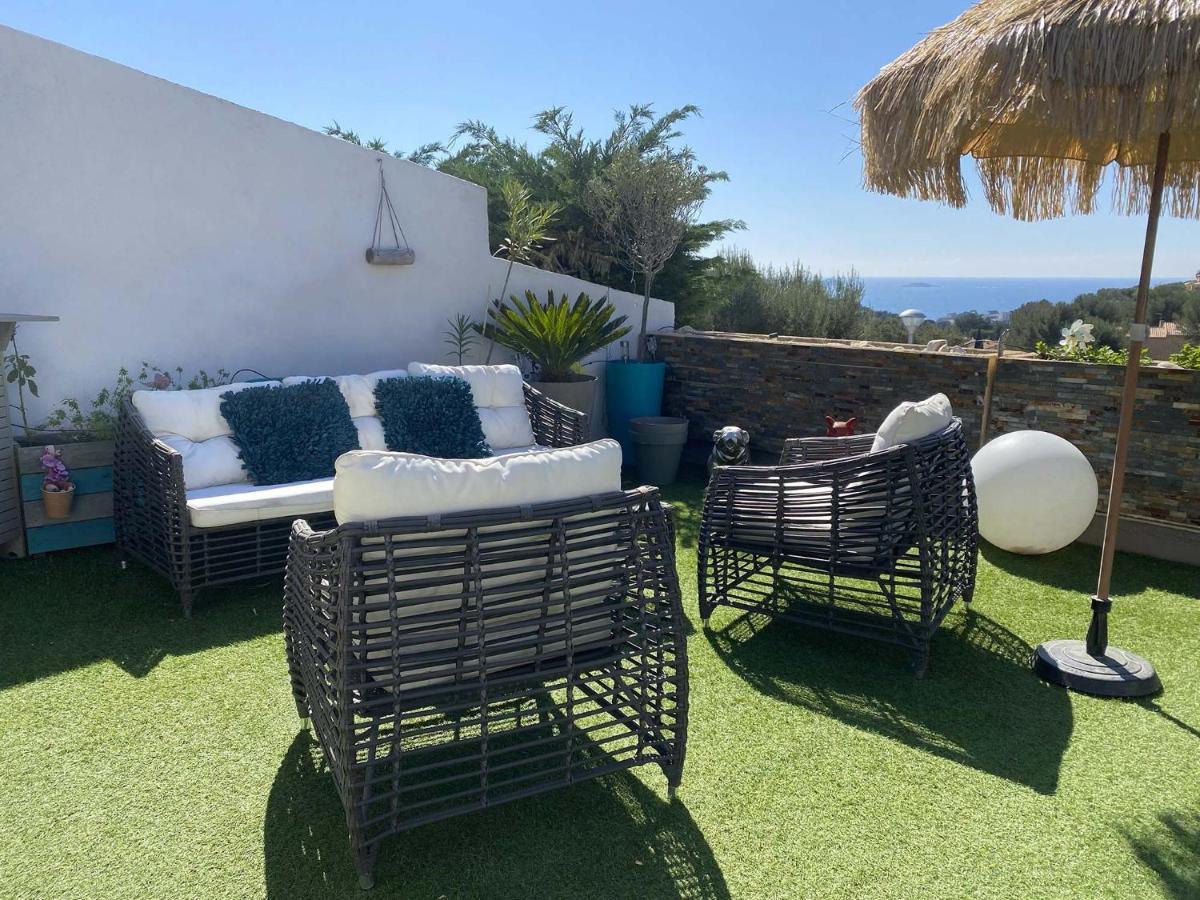 Vuemer Bandol - Grande Terrasse De 45M2 Vue Mer Piscine Parking 외부 사진